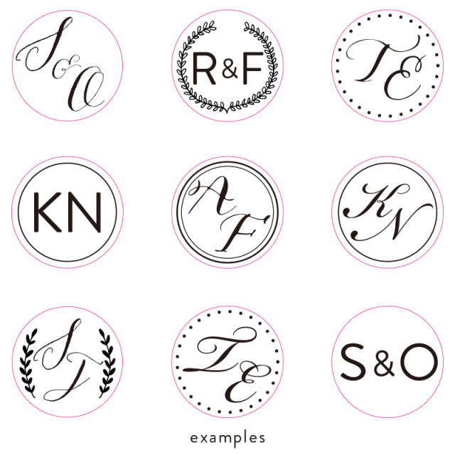 Stamptitude/Monogram Wax Seal Stamp/Monogram Wax Seal Stamp