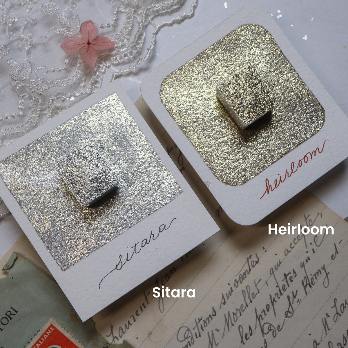 The Creative Kinds/カリグラフィーインク/Single Half Pan Shimmer - Sitara