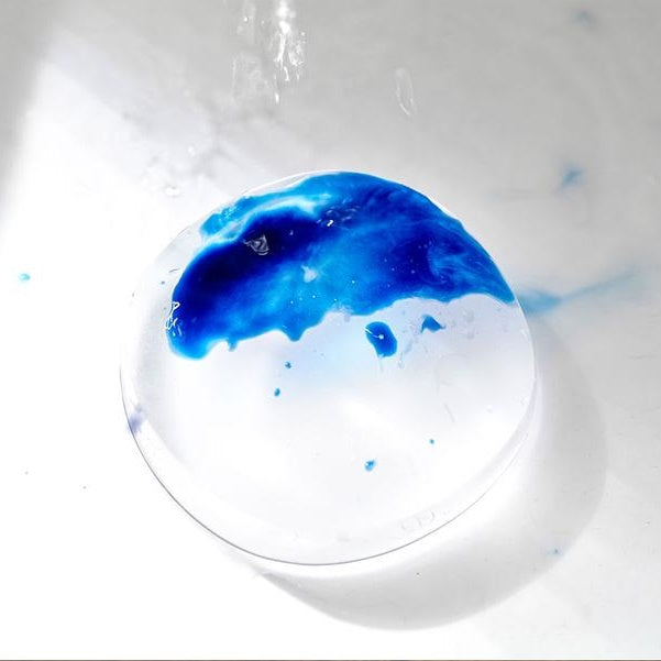 Tag Stationery/Glass inkstone/Pattern dyeing Glass inkstone that shines in various ways