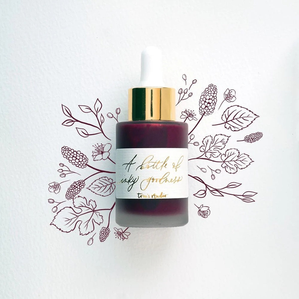 Tom's Studio/カリグラフィーインク/Calligraphy Ink - Mulberry