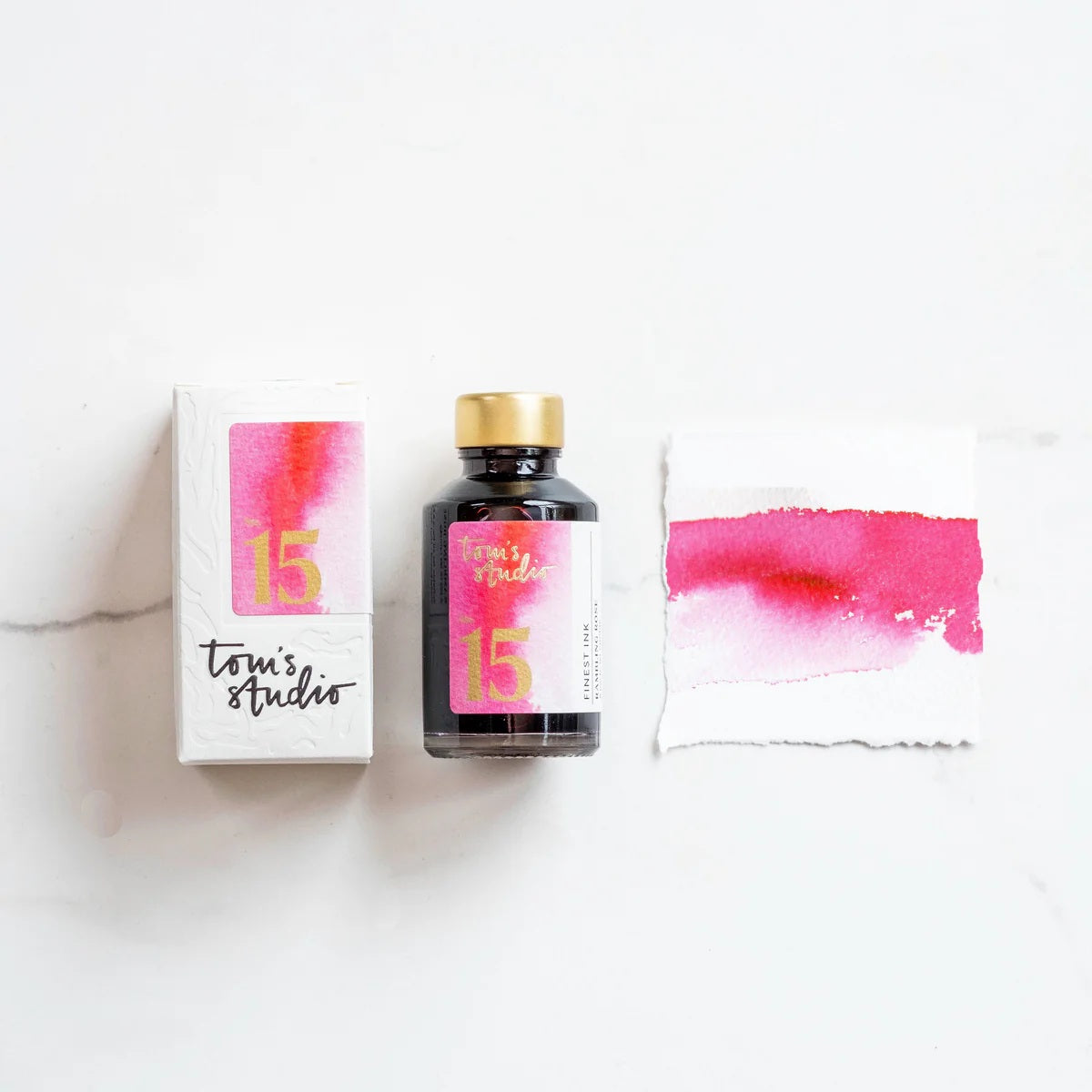 Tom's Studio/Ink/Fountain Pen Ink - 15 Rambling Rose