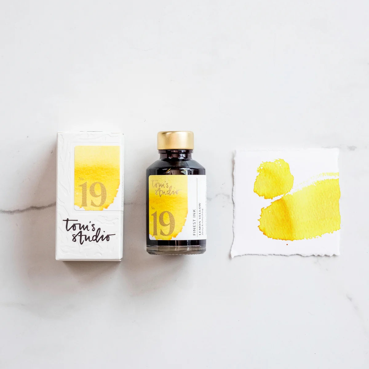 Tom's Studio/Ink/Fountain Pen Ink - 19 Lemon Yellow