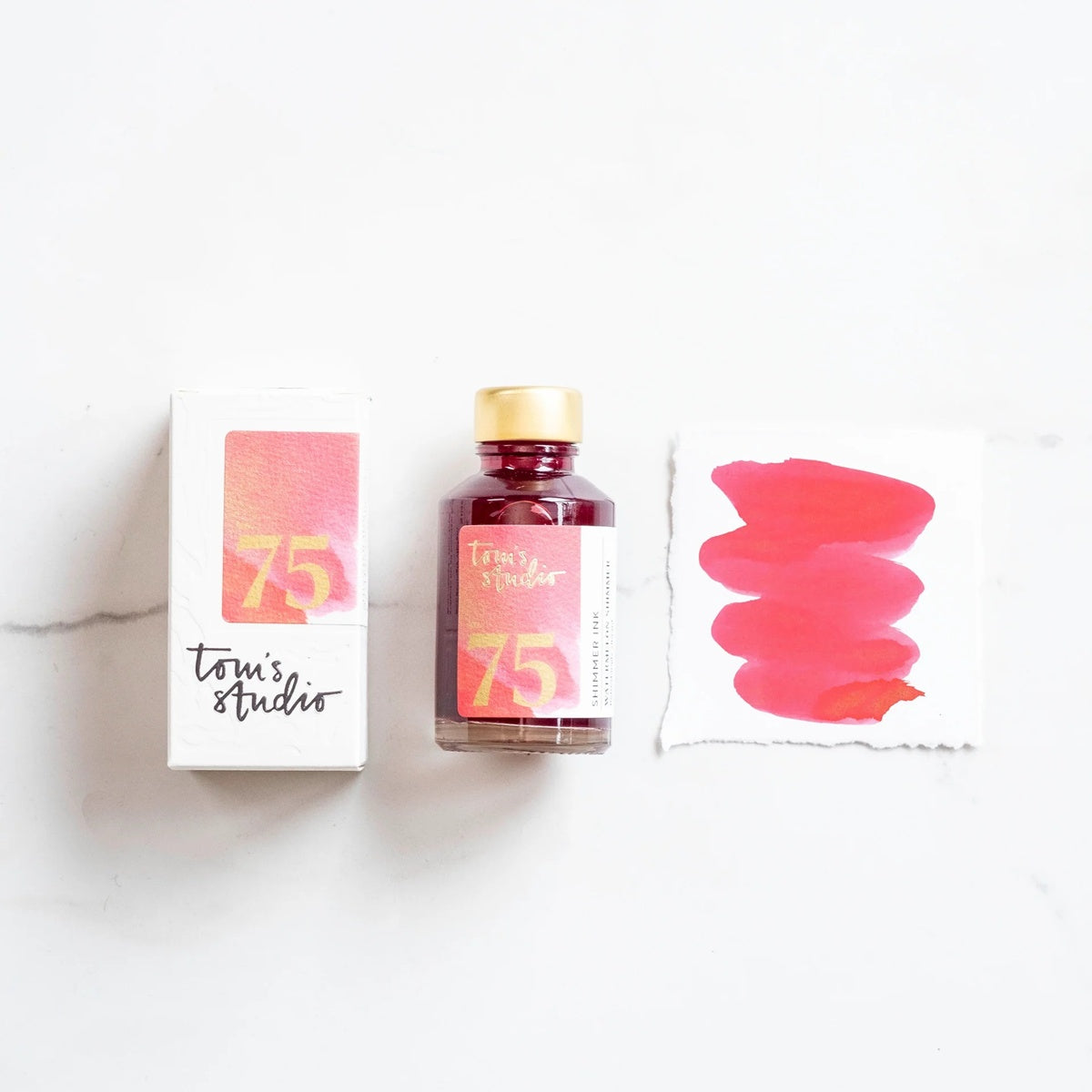 Tom's Studio/Ink/Fountain Pen Ink - 75 Watermelon