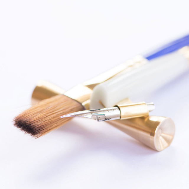 Tom's Studio/Calligraphy Pen Rest/Brass Pen Rest