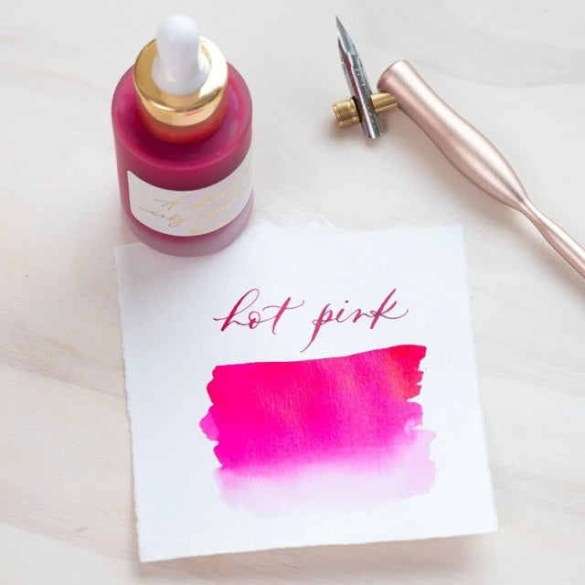 Tom's Studio/カリグラフィーインク/Calligraphy Ink - Hot Pink