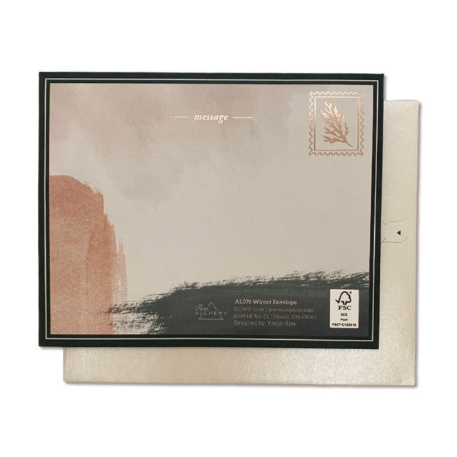 UWP LUXE/Single Card/Winter Envelope