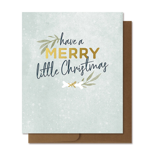 UWP LUXE/Single Card/Christmas Dog