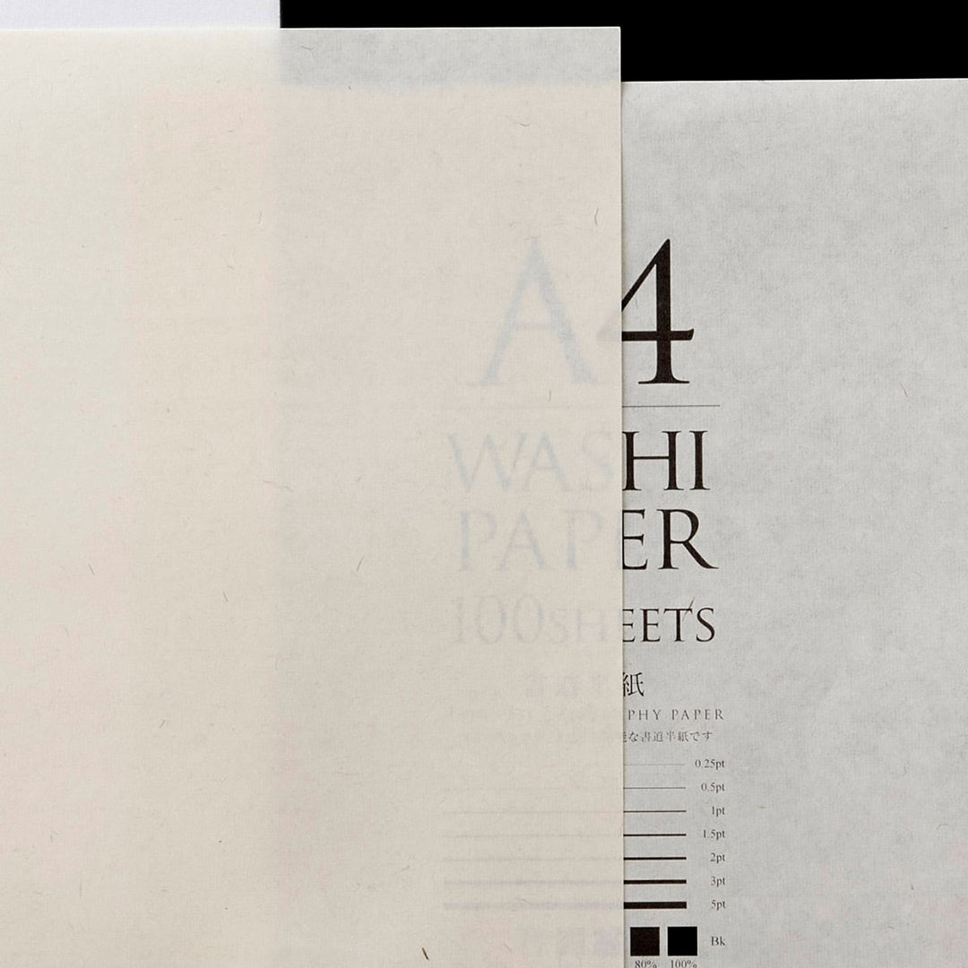 WACCA/半紙/A4書道半紙 きなり 100枚入