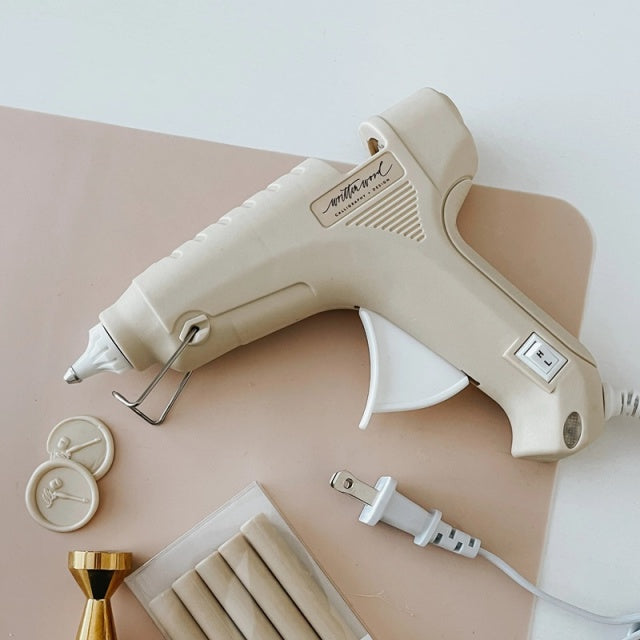 Written Word Calligraphy/Glue Gun/Dual Heat Temperature Glue Gun (Beige)
