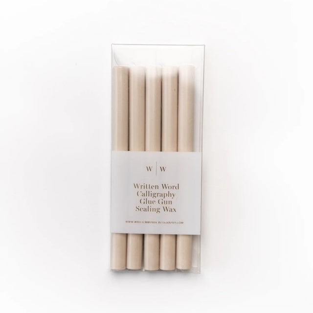 Written Word Calligraphy/グルーガンワックス/Beige Glue Gun Sealing Wax