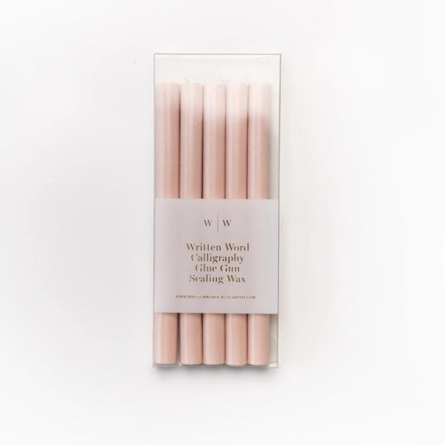 Written Word Calligraphy/グルーガンワックス/Blush Glue Gun Sealing Wax