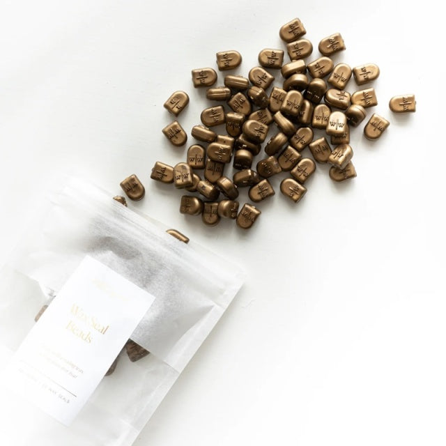 Written Word Calligraphy/ワックスビーズ/Gold Wax Beads for Wax Seals