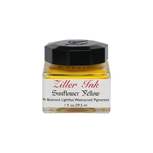 Ziller/カリグラフィーインク/Ziller Ink 1oz：Sunflower Yellow