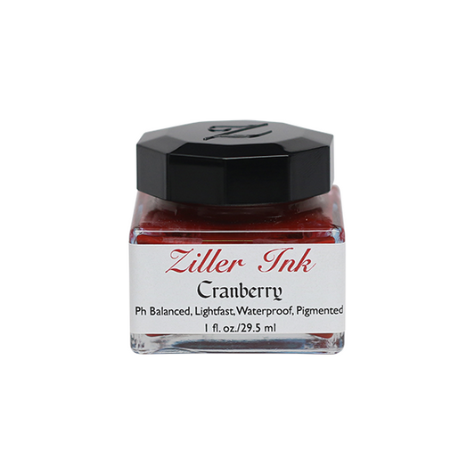 Ziller/カリグラフィーインク/Ziller Ink 1oz：Cranberry