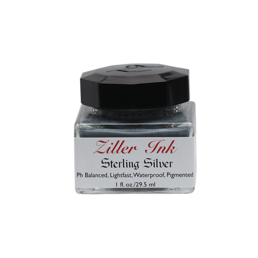 Ziller/カリグラフィーインク/Ziller Ink 1oz : Sterling Silver