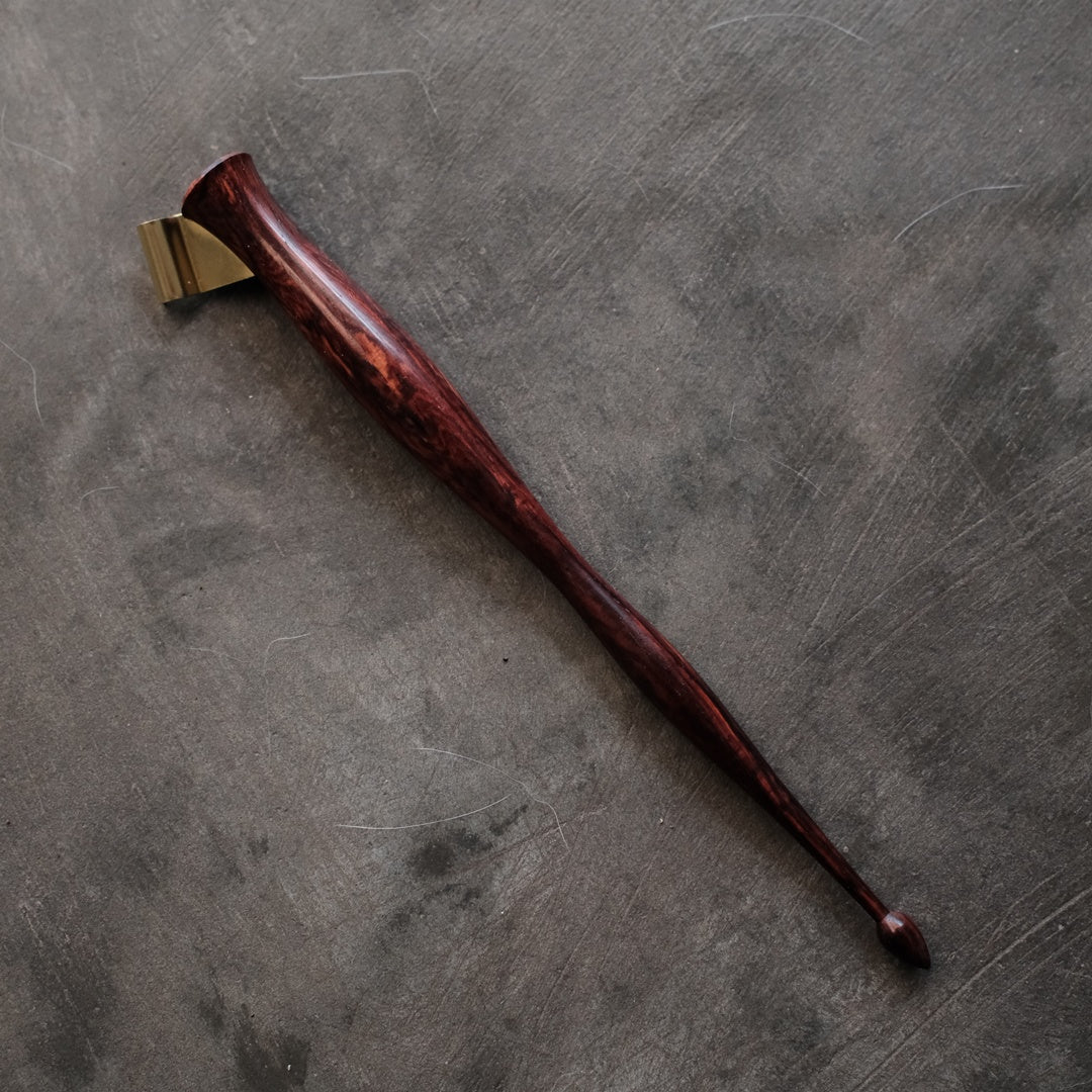 DAO HUY HOANG/Calligraphy Holder/Black Rosewood Butterfly Body Oblique Pen Holder