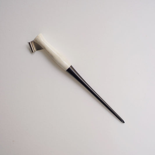 DAO HUY HOANG/カリグラフィーホルダー/Antler＆Ebony Segment Oblique Pen Holder