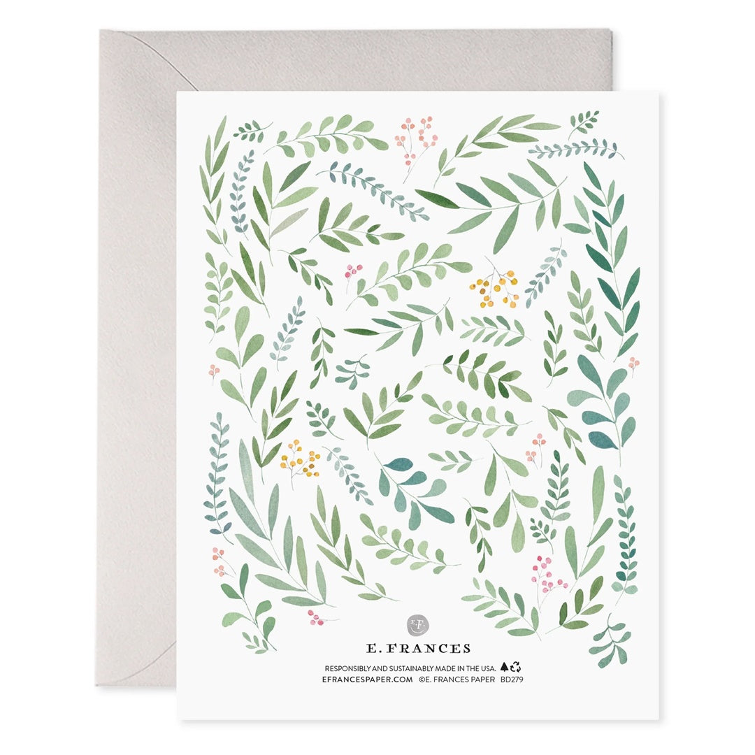 E.Frances/シングルカード/Pretty Leaves Birthday