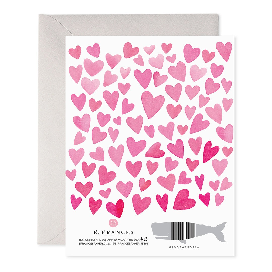 E.Frances/Single Card/Lots Of Hearts