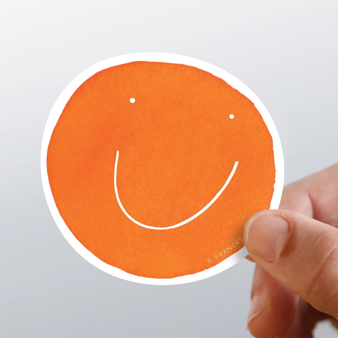 E.Frances/ステッカー/Orange Smily Sticker