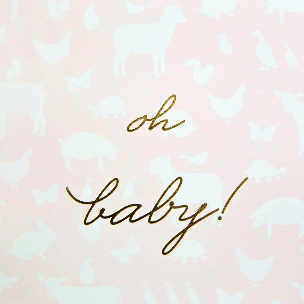 Karen Adams/シングルカード/Oh Baby Girl Greeting Card