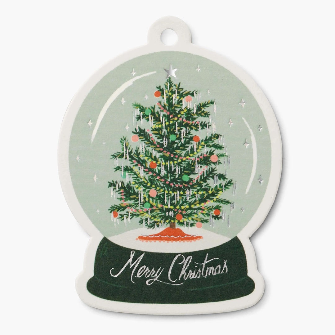 Rifle Paper/Gift Tags/Holiday Gift Tags - Snow Globe