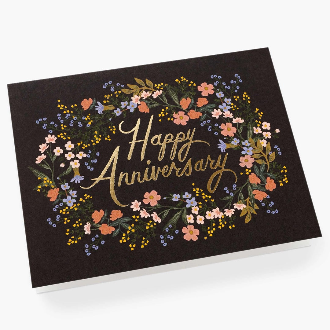 Rifle Paper/Single Card/Anniversary Wreath