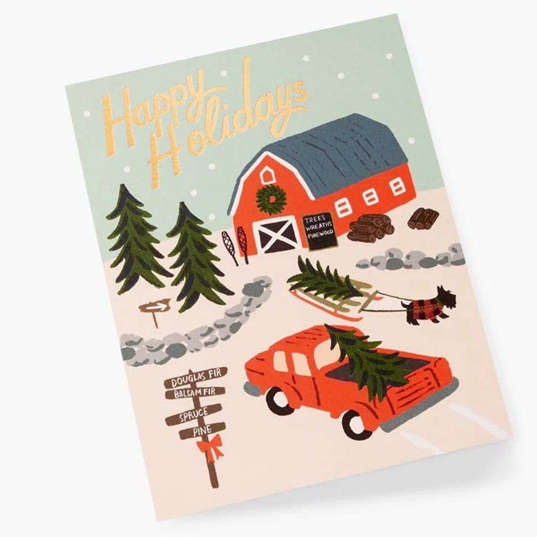 Rifle Paper/Single Card/Holiday Tree Farm