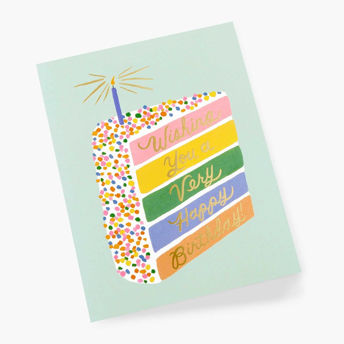 Rifle Paper/シングルカード/Cake Slice Birthday
