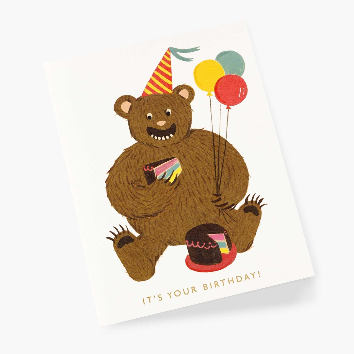 Rifle Paper/シングルカード/Birthday Bear