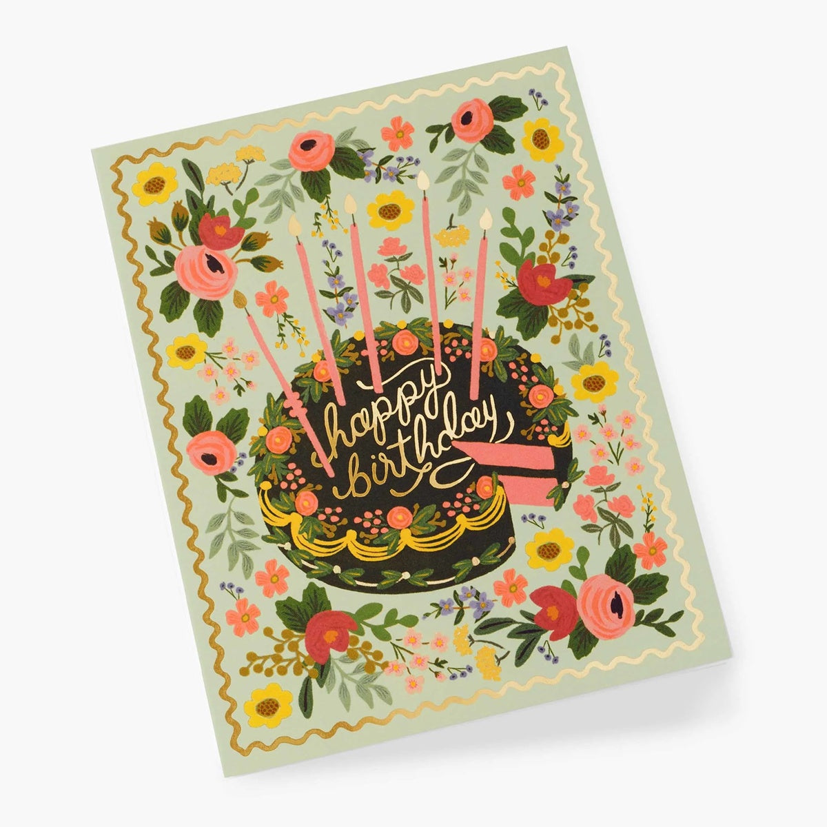 Rifle Paper/シングルカード/Floral Birthday Cake