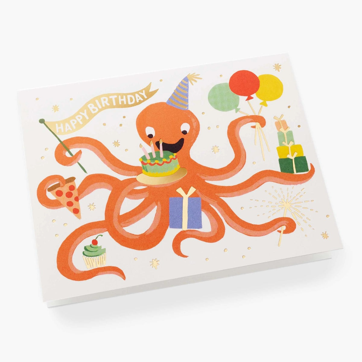 Rifle Paper/シングルカード/Octopus Birthday