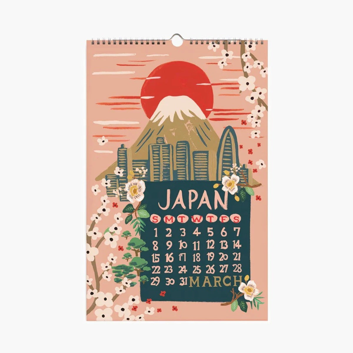 Rifle Paper/カレンダー/2026 World Travel Calendar