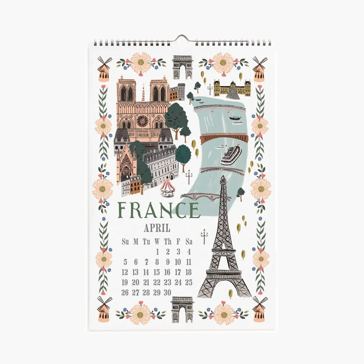 Rifle Paper/カレンダー/2026 World Travel Calendar