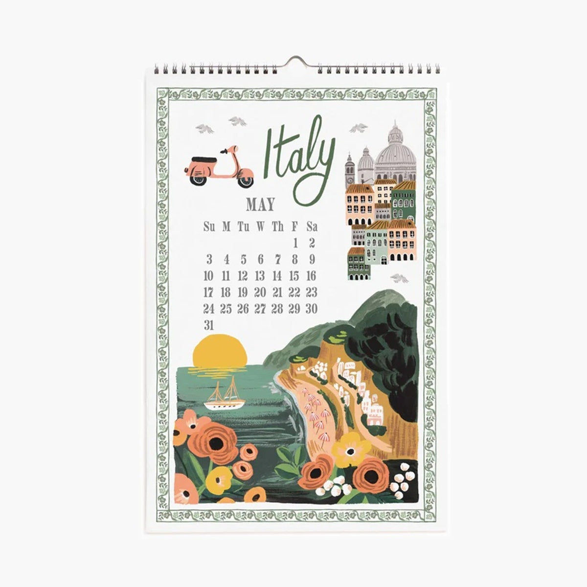 Rifle Paper/カレンダー/2026 World Travel Calendar