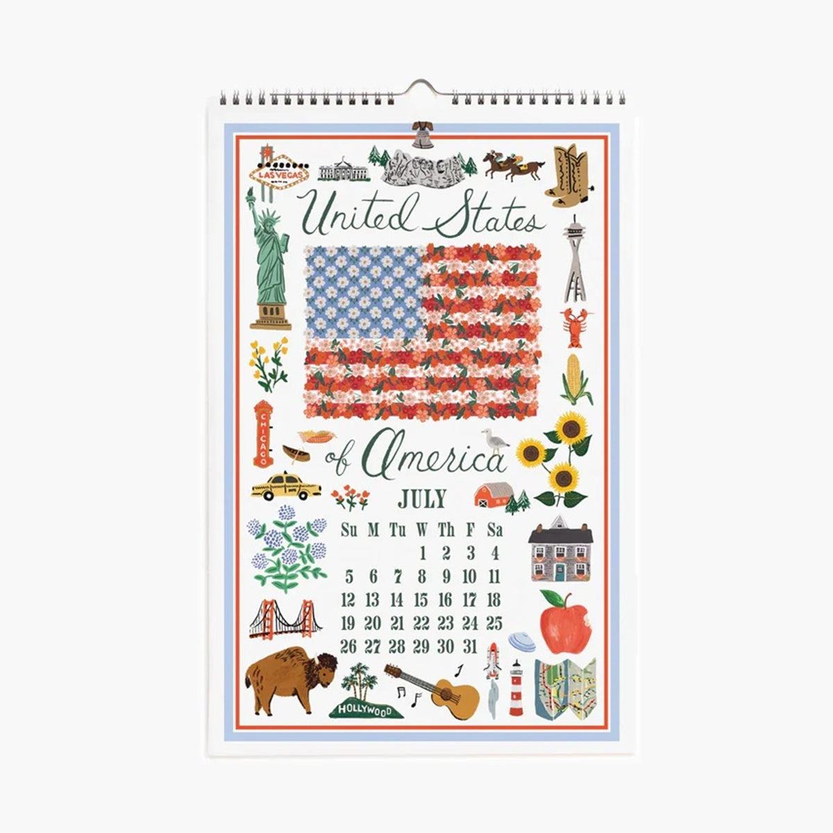 Rifle Paper/カレンダー/2026 World Travel Calendar