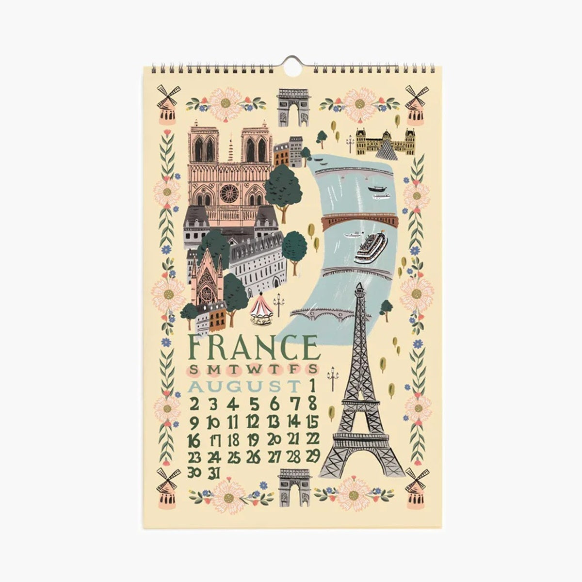 Rifle Paper/カレンダー/2026 World Travel Calendar