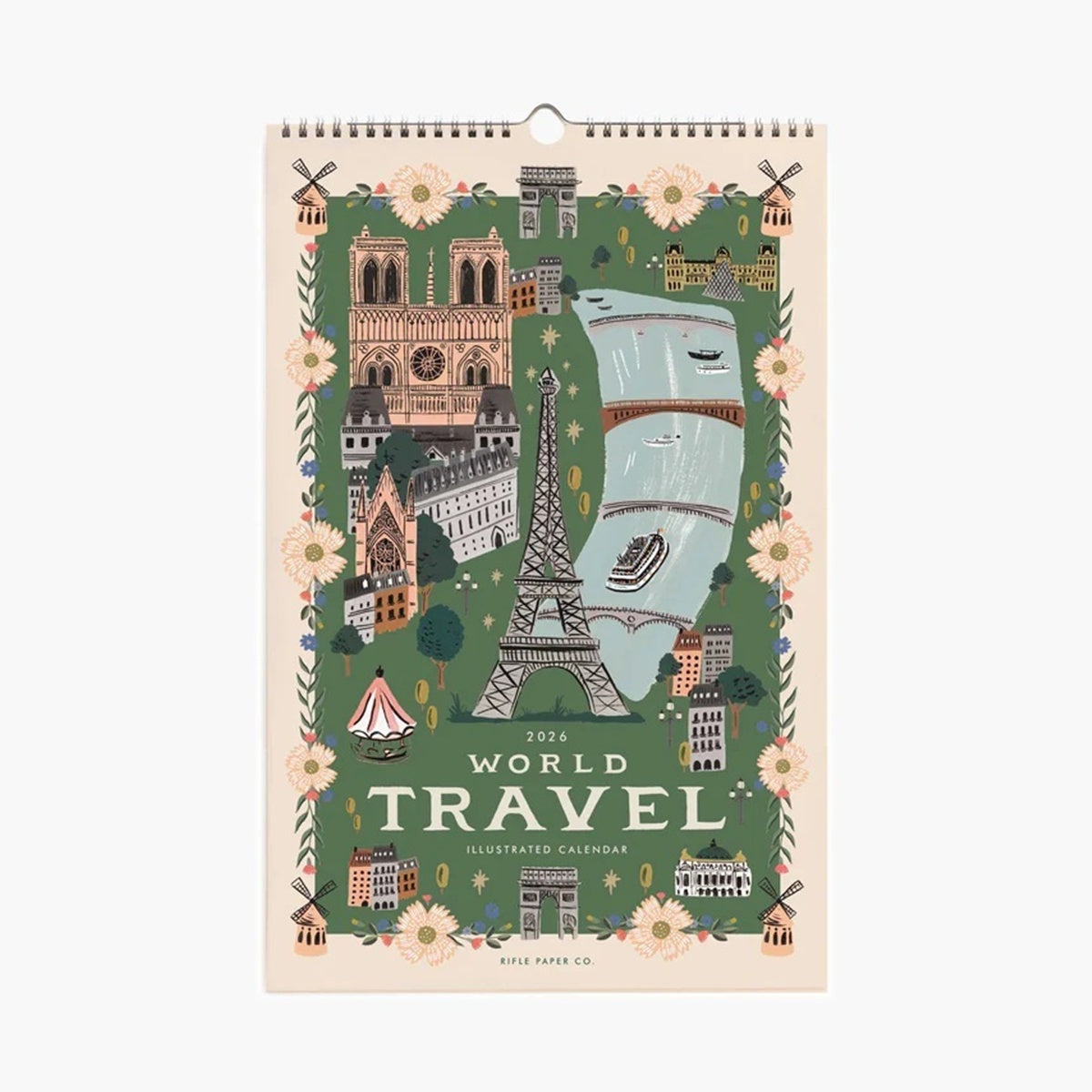 Rifle Paper/カレンダー/2026 World Travel Calendar