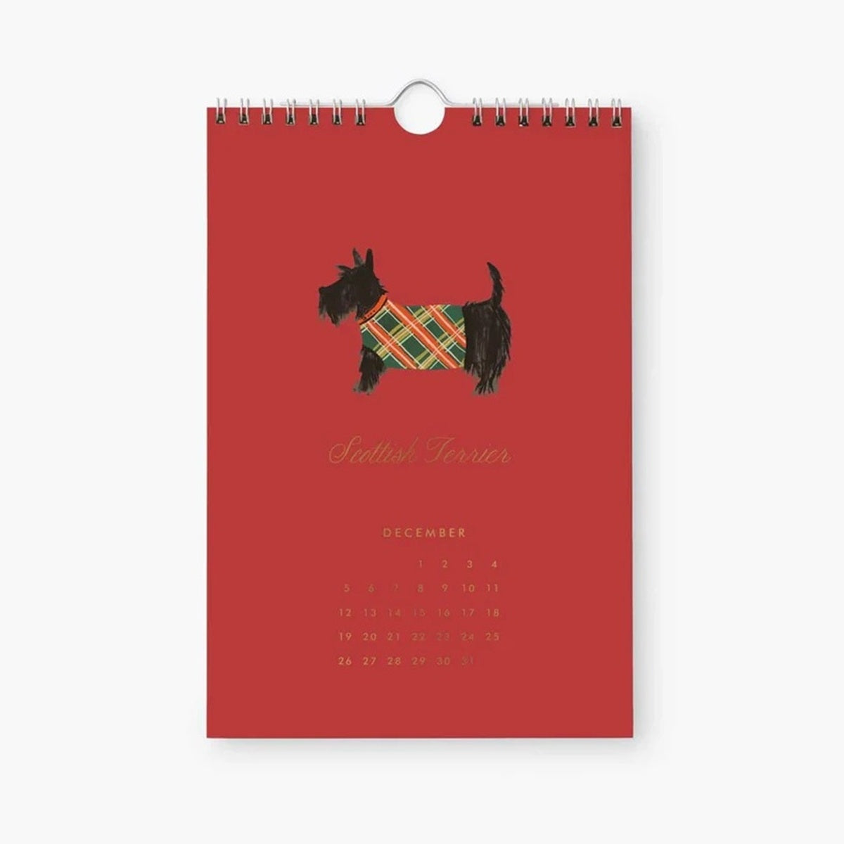 【事前受注販売】Rifle Paper/カレンダー/2027 Kitchen Calendar - Dog of the Month