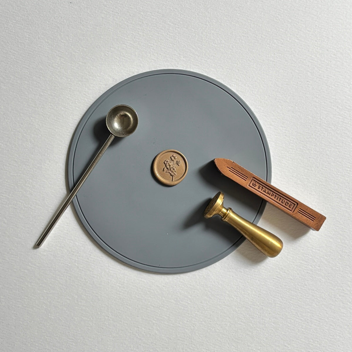 Stamptitude/ラバーマット/Wax Rubber Mat - Steel