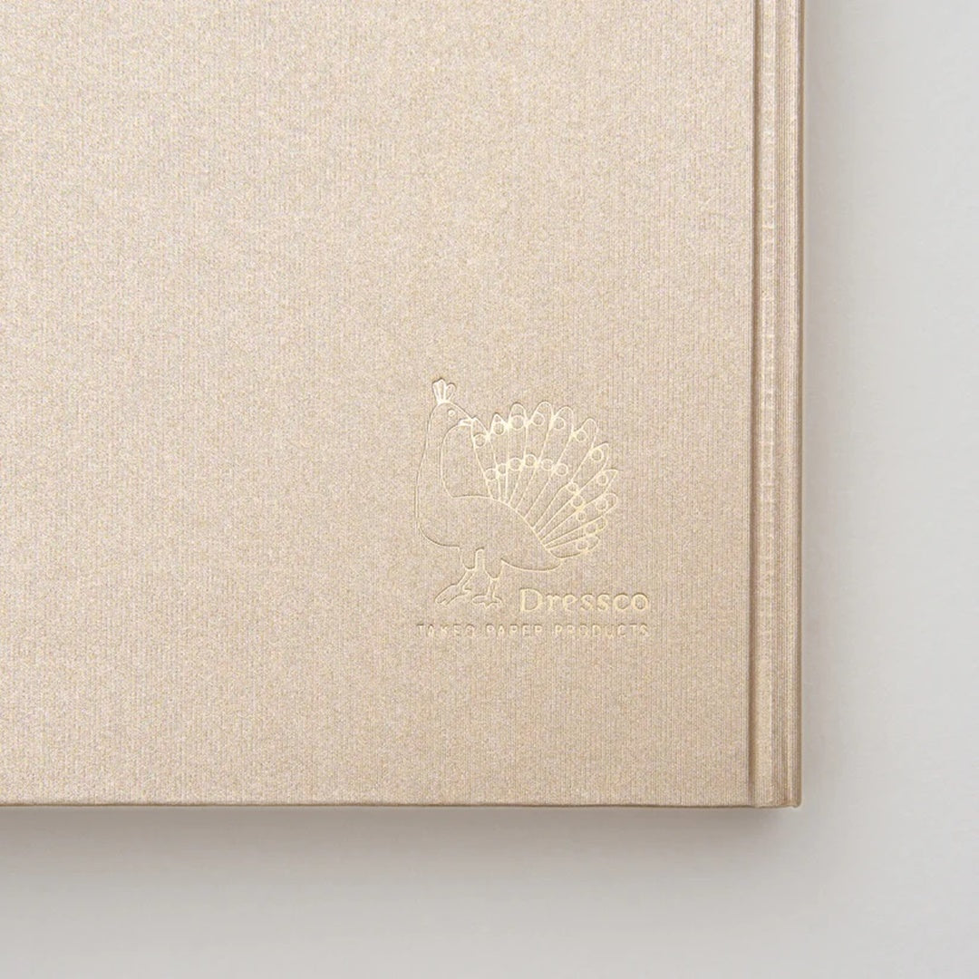 TAKEO PAPER PRODUCTS/ペーパーノート/Dressco Paper Notebook L - シャンパンゴールド