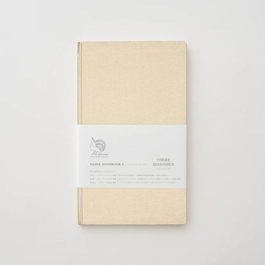 Takeo/ペーパーノート/Dressco Paper Notebook L -  シャンパンゴールド
