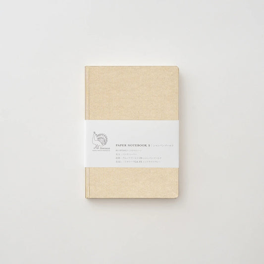 Takeo/ペーパーノート/Dressco Paper Notebook S - シャンパンゴールド