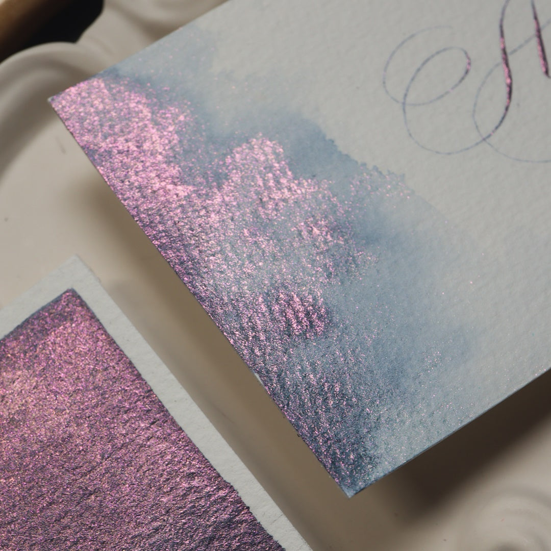 The Creative Kinds/Calligraphy Ink/Single Half Pan Shimmer - Anima