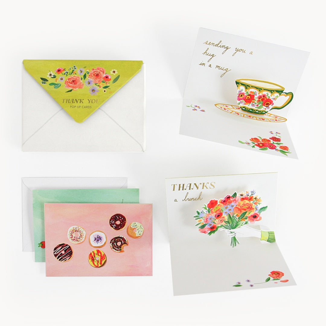 UWP LUXE/Box Card/FLORAL MANY THANKS