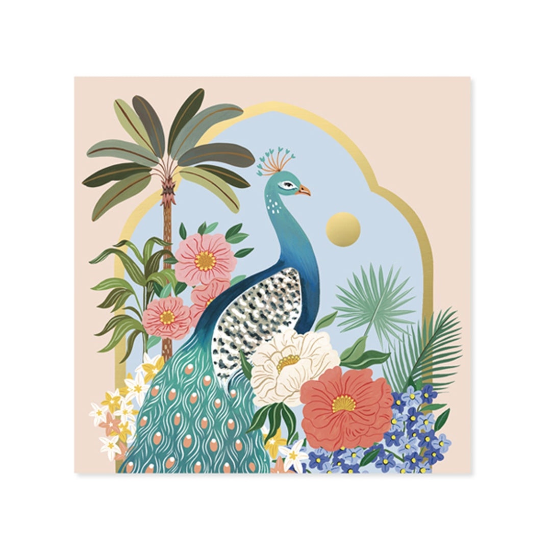 UP WITH PAPER/シングルカード/Garden Peacock