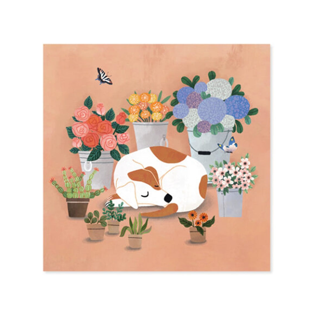 UP WITH PAPER/Single Card/Flower Cart