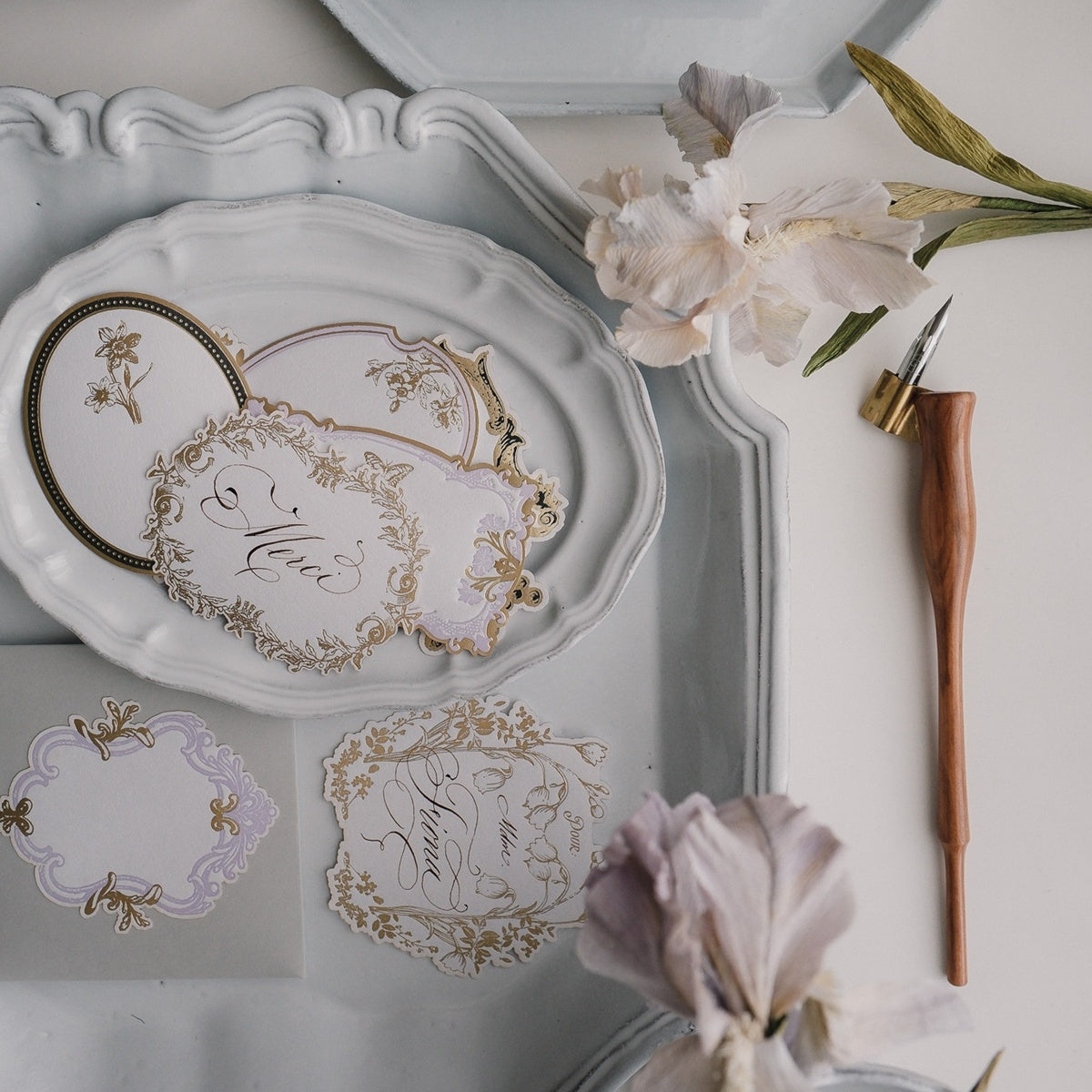 Veronica Halim/ラベル/Non-adhesive label 10sheets - Papillon