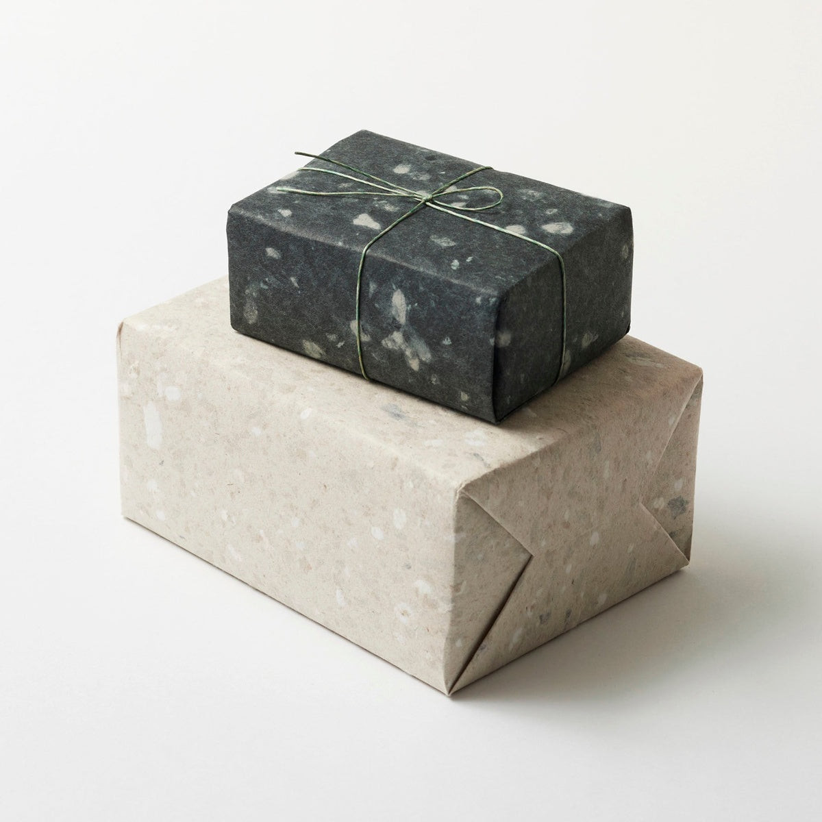 WACCA/ラッピングペーパー/Bush hammer 和紙ラッピングペーパー グレー3枚入り