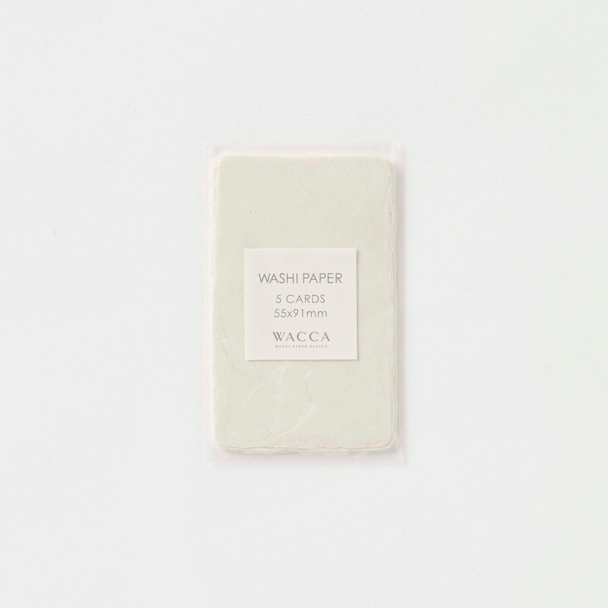 WACCA/ネームカード/美濃和紙 耳付き名刺 5枚入 | ペーパーツリー